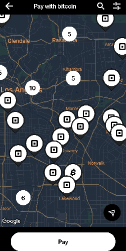 Square Bitcoin Accepted Map