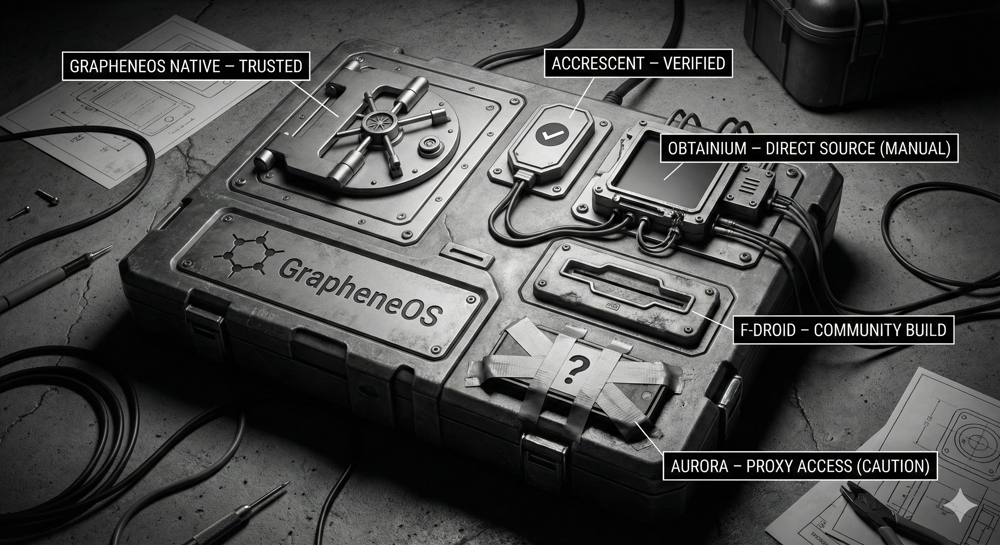 Cover image for App Stores on GrapheneOS